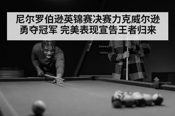 尼尔罗伯逊英锦赛决赛力克威尔逊勇夺冠军 完美表现宣告王者归来